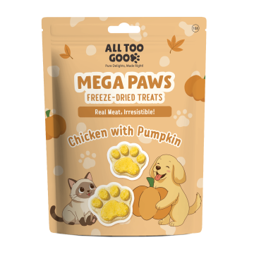 All Too Good Mega Paws Freeze-Dried Treats Chic w/Pumpkin 54g